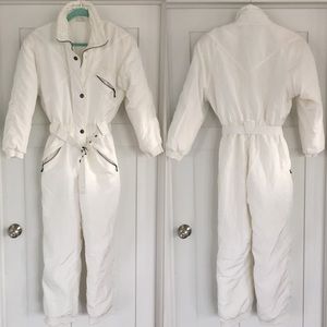 Retro ski bunny snowsuit Ellesse S/M
